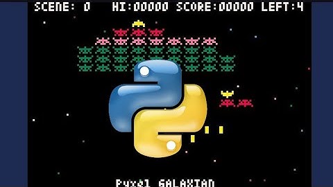 【夢月流】PythonでレトロゲームGalaxianを作ってみよう。～Pyxel自由自在～