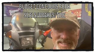 Budget Touring: $250 Kawasaki Concours Gets Fork Rebuild, Front Brake Service and New Front Tire by Tom's Tinkering and Adventures 248 views 6 months ago 12 minutes, 19 seconds