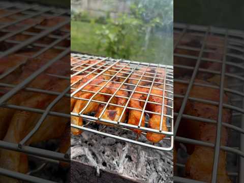 ნაკვერჩხალზე შემწვარი თევზი