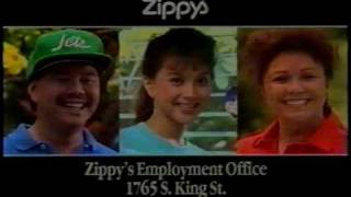 90s Recruitment Ad
Zippys is Hiring! 90s Recruitment Ad