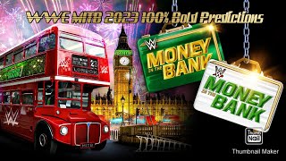 WWE Money In The Bank 2023:  100% Bold Predictions