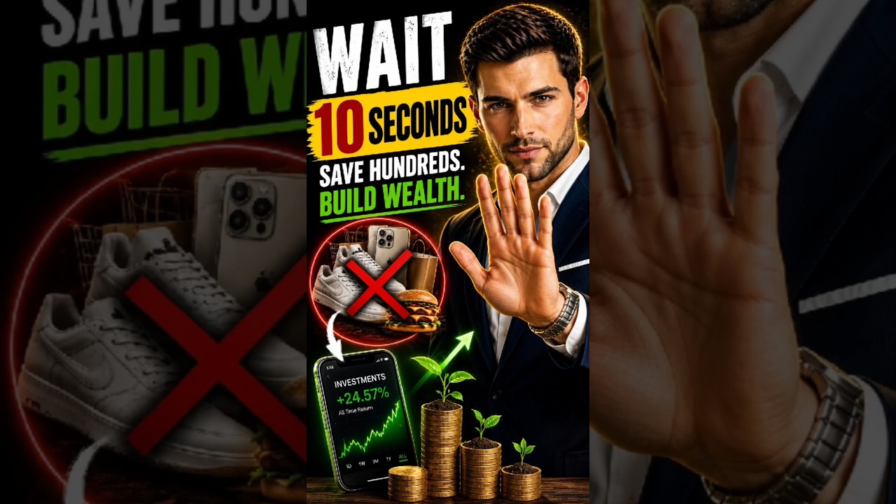 The 10-Second Rule Rich People Use 😱 #Finance #Money #Investing #Business #Shorts