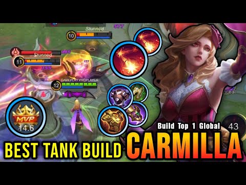 MVP Tank!! Carmilla Best Tank Build (AUTO MVP) - Build Top 1 Global Carmilla ~ MLBB