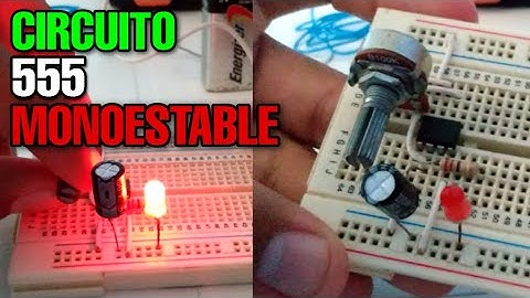 Tutorial Armar Paso a Paso Circuito 555 Multivibrador Monoestable | Morán