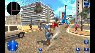 Super Spider Hero vs Captain USA Superhero Revenge Android Gameplay screenshot 4