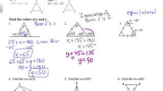 Unit 4 Lesson 5 Isosceles and Equilateral Triangles - YouTube Unit 4 Lesson 5 Isosceles and Equilateral Triangles - YouTube