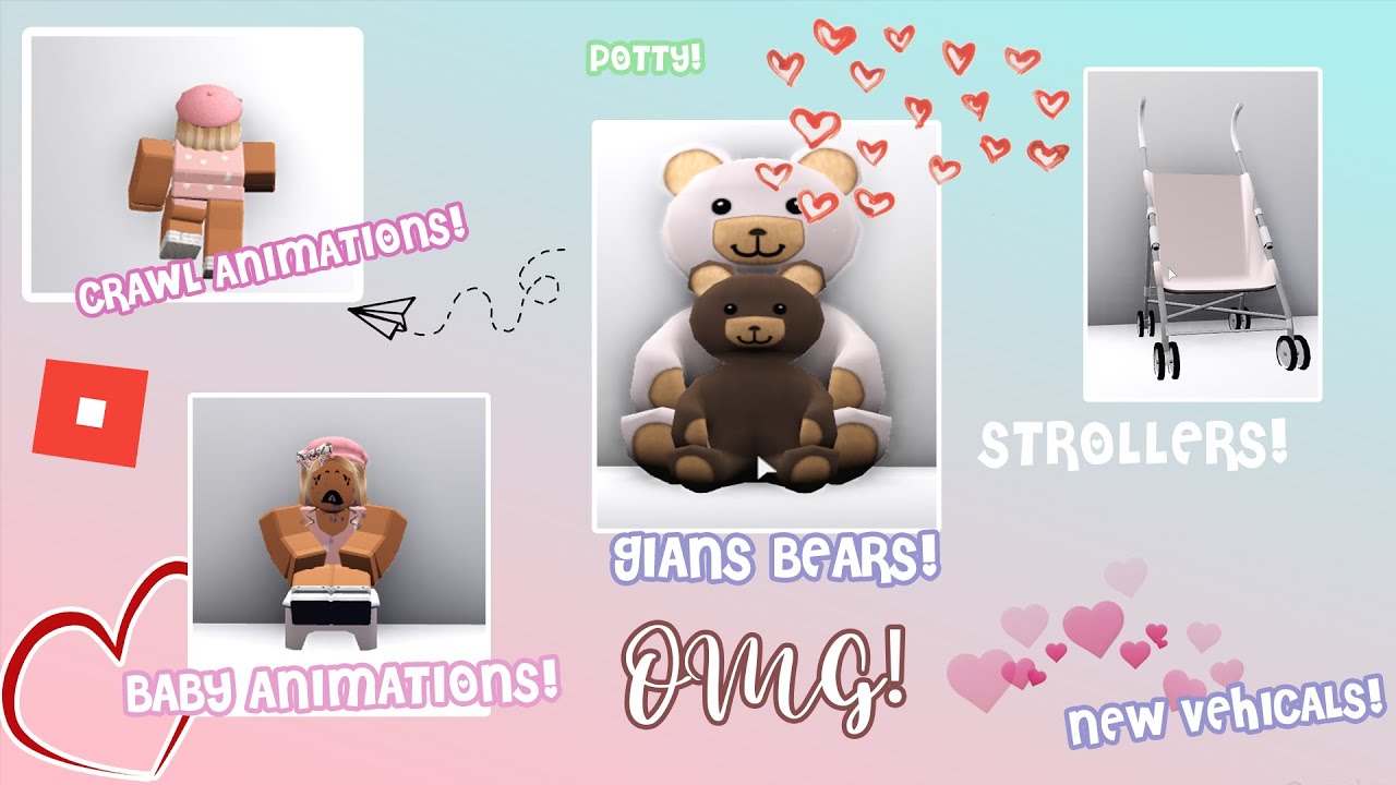 NEW BLOXBURG BABY UPDATE! CRIBS, BABY ANIMATION, BOTTLES + MORE