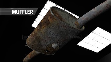 Animation on How Car Exhaust System Works