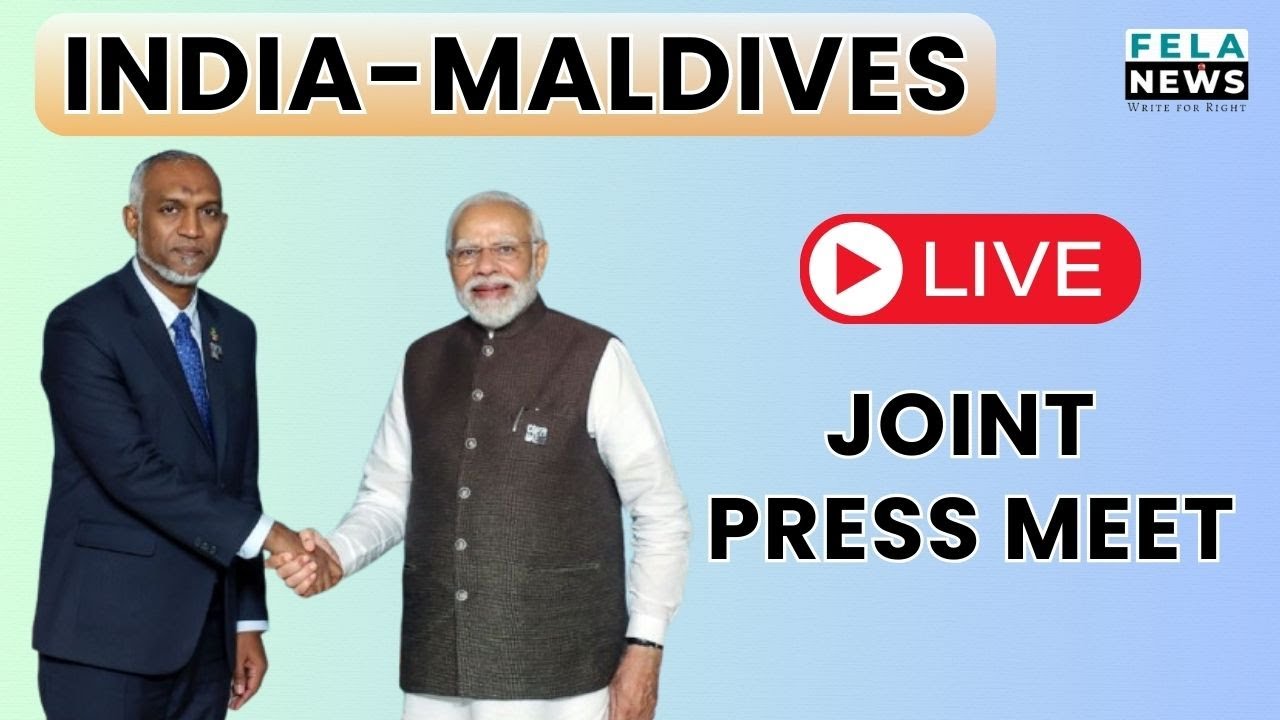 LIVE: PM Modi and President Mohamed Muizzu of Maldives Attend the Joint ...