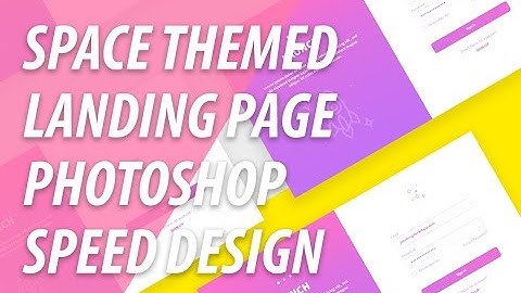 Landing Page Speed Web Design In Photoshop | XO PIXEL