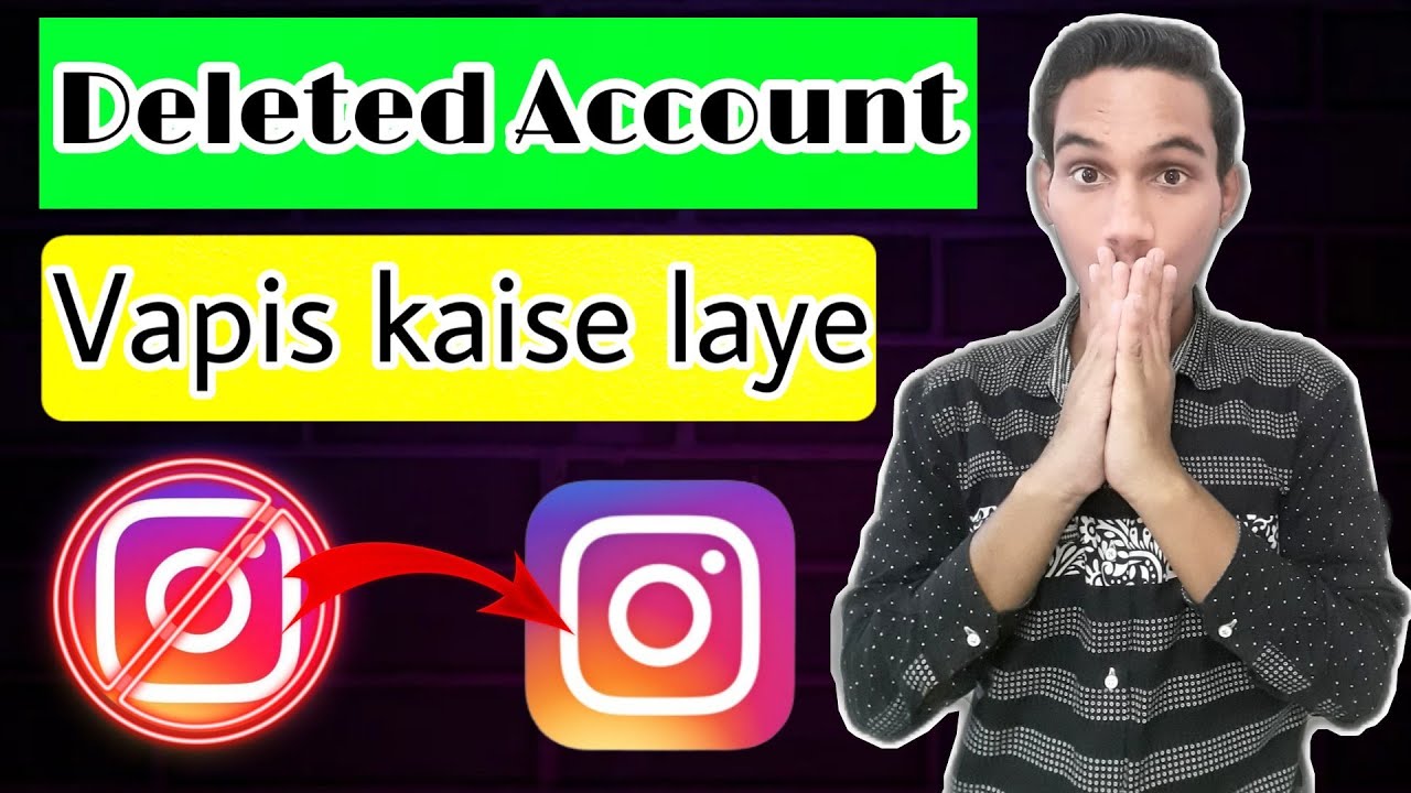 instagram deleted my account | Get back deleted Instagram Account