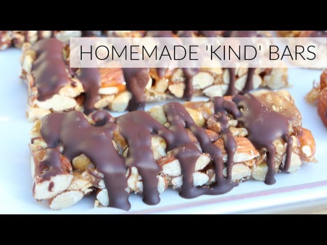 DIY KIND BARS RECIPE | easy healthy granola bars | Clean & Delicious