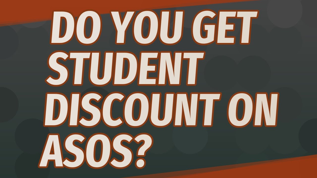 do-you-get-student-discount-on-asos-youtube