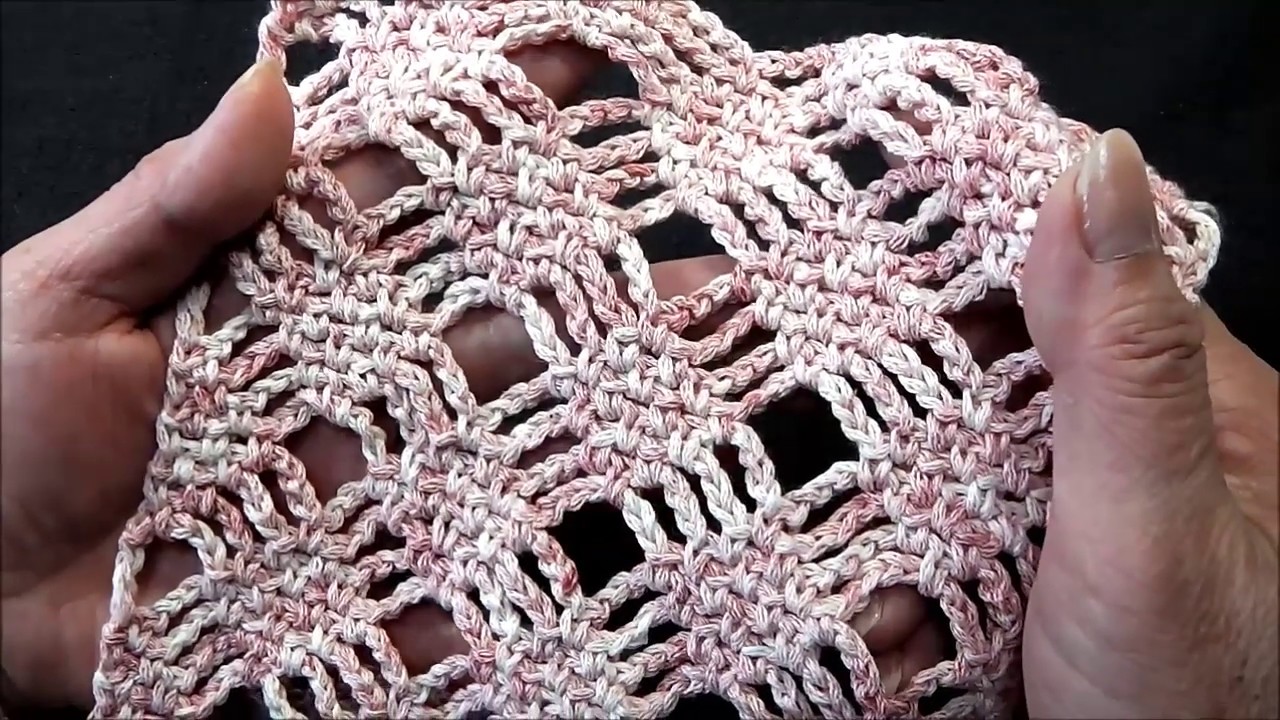 ﾀﾞｲﾔﾓﾝﾄﾞﾁｪｯｸ編み Diamond Checkes Crochet Youtube