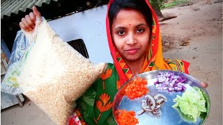 Very Easy & Tasty JHAL MURI Street Food (Masala Muri) prepared by Limu for Evening Snack at Home