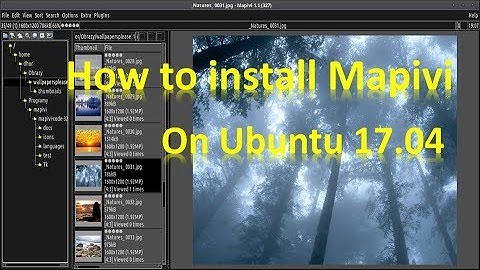 How to install Mapivi on Ubuntu 17.04
