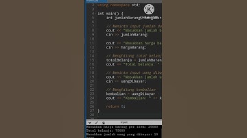 I made a cash register with the C++ program
