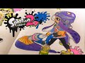 【スプラトゥーン2】色鉛筆でぬりえやってみた！【Splatoon2】