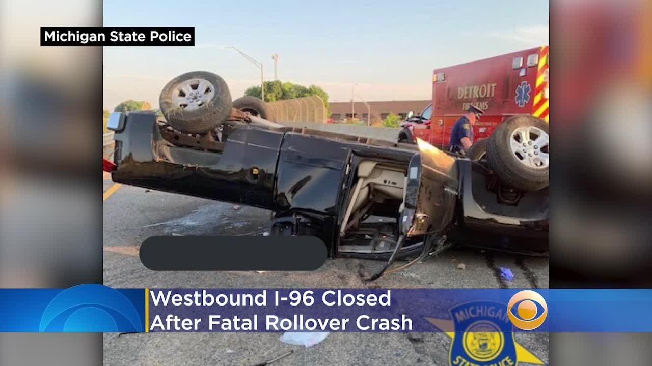 MSP: Westbound I-96 Closed After Fatal Rollover Crash
