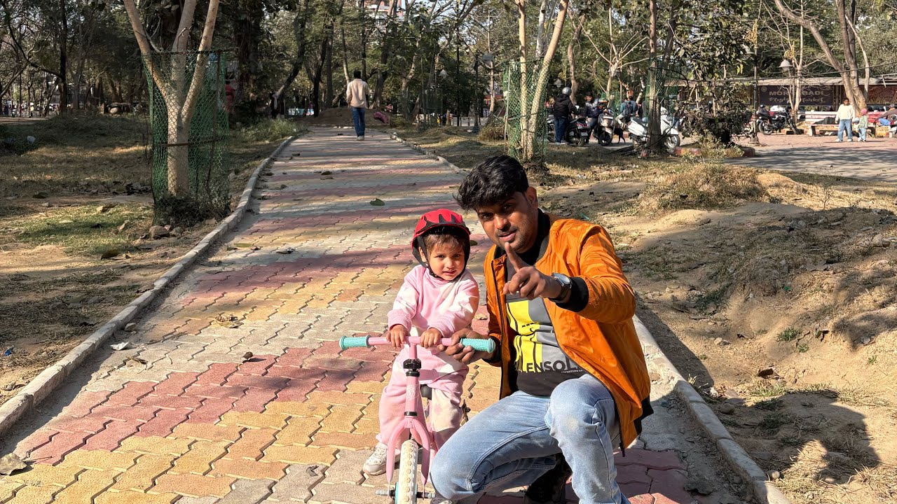 Cycling 🚴‍♀️ day out with Nitya rani 🥰