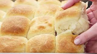 Soft & Fluffy Vegan Dinner Rolls