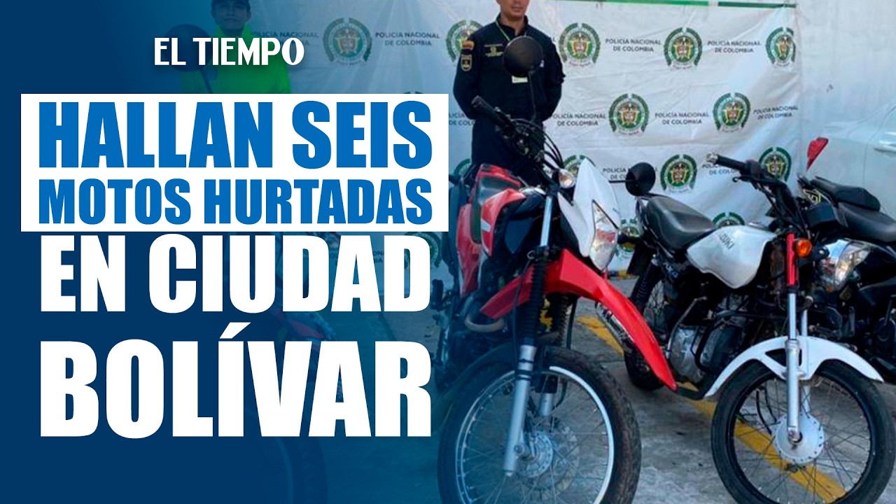 Capturan a mujer con 6 motos r0b4d4s escondidas en Ciudad Bolívar