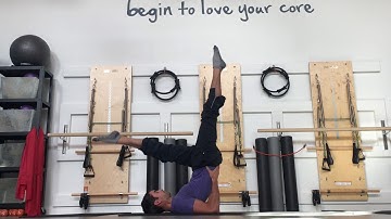 Pilates Strength - STOTT Pilates "Scissors in Air" Exercise
