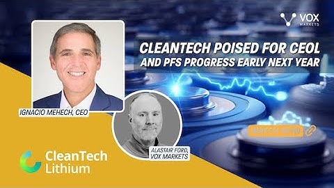 CleanTech staat klaar voor CEOL- en PFS-voortgang begin volgend jaar