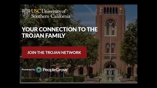 Interact with Alums through the Trojan Network