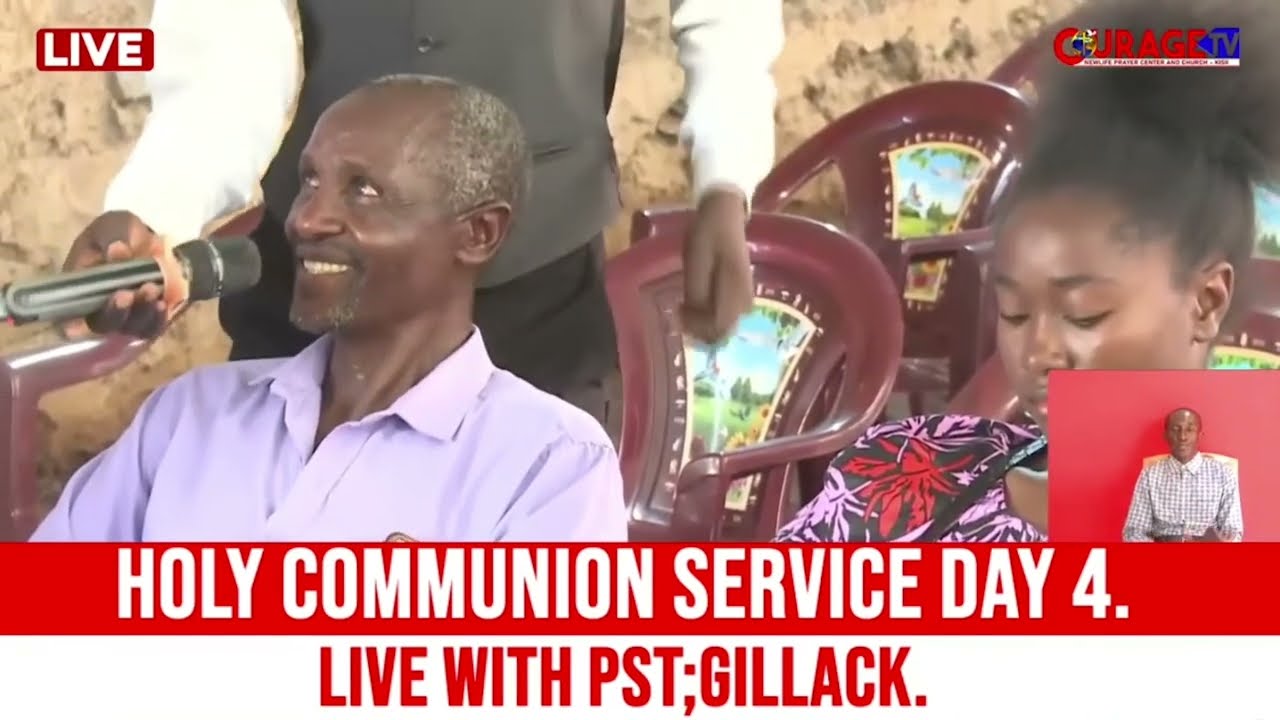 PASTOR GILLACK ASKS THIS ELDERLY MAN TO STEP DOWN FROM SOMEBODY'S MARRIAGE AFTER CONSULTING HIM.