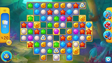 Fishdom Level 82 (only game)  | gameplay | ios | android | pc game | playrix | beginning