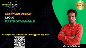 LEC 10 | First of Variable | Compiler Design | Mr. Ankush Saklecha