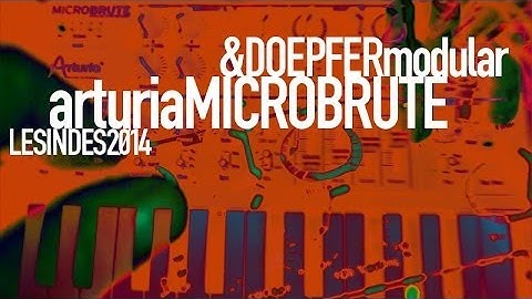 Arturia Microbrute// Hefty CV-In-Treatment w Doepfer Modular A-100