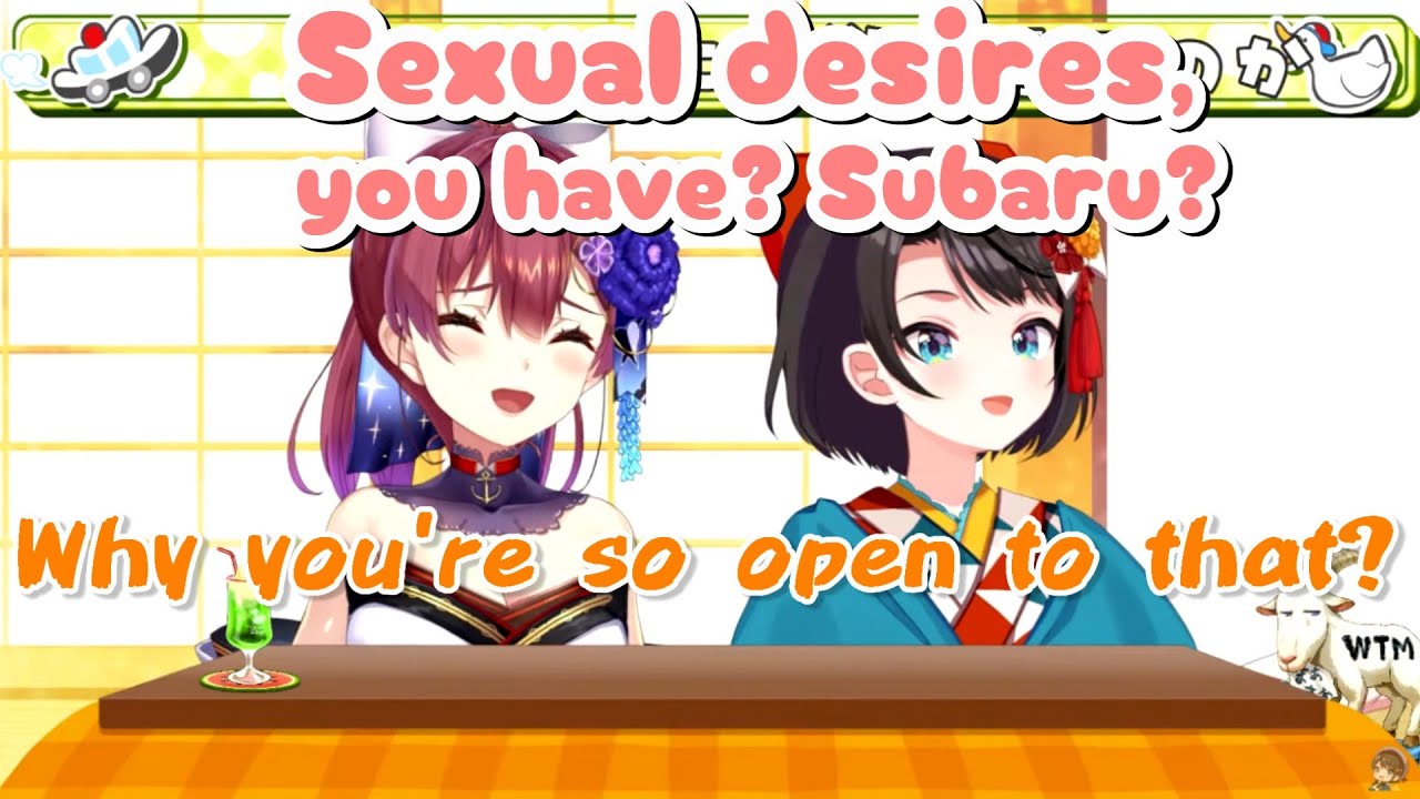 【EN Sub】Marine and Subaru asking each other outrageous questions.