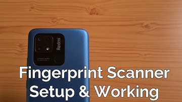 Redmi 10 Fingerprint Scanner Setup & Working