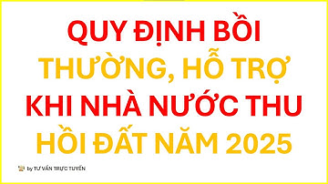 QUY ĐỊNH BỒI THƯỜNG, HỖ TRỢ KHI NHÀ NƯỚC THU HỒI ĐẤT NĂM 2025 : BẢO VỆ QUYỀN LỢI CỦA BẠN !