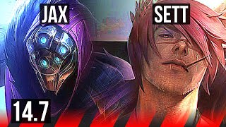 JAX vs SETT (TOP) | 500+ games, Godlike | BR Diamond | 14.7