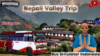 Nepali Valley Trip | Bus Simulator Indonesia | Mini Vlog❤️ screenshot 4