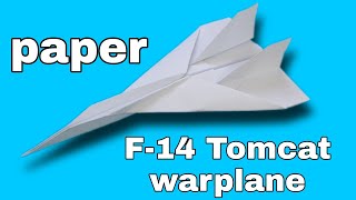 best origami paper airplane   jet F14   meilleur avion en papier origami   最高の折り紙紙飛行機