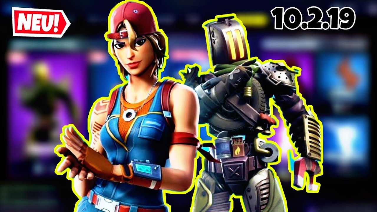 FORTNITE DAILY ITEM SHOP 10.2.19 | GLEICH 2 NEUE SKINS IM SHOP!! - YouTube