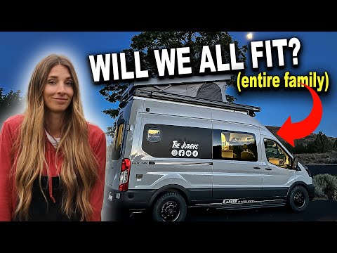 First Night In Our Grit Overland Van!