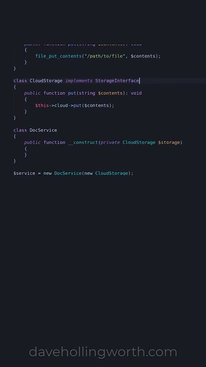 Interfaces in PHP #php #framework #laravel #symfony