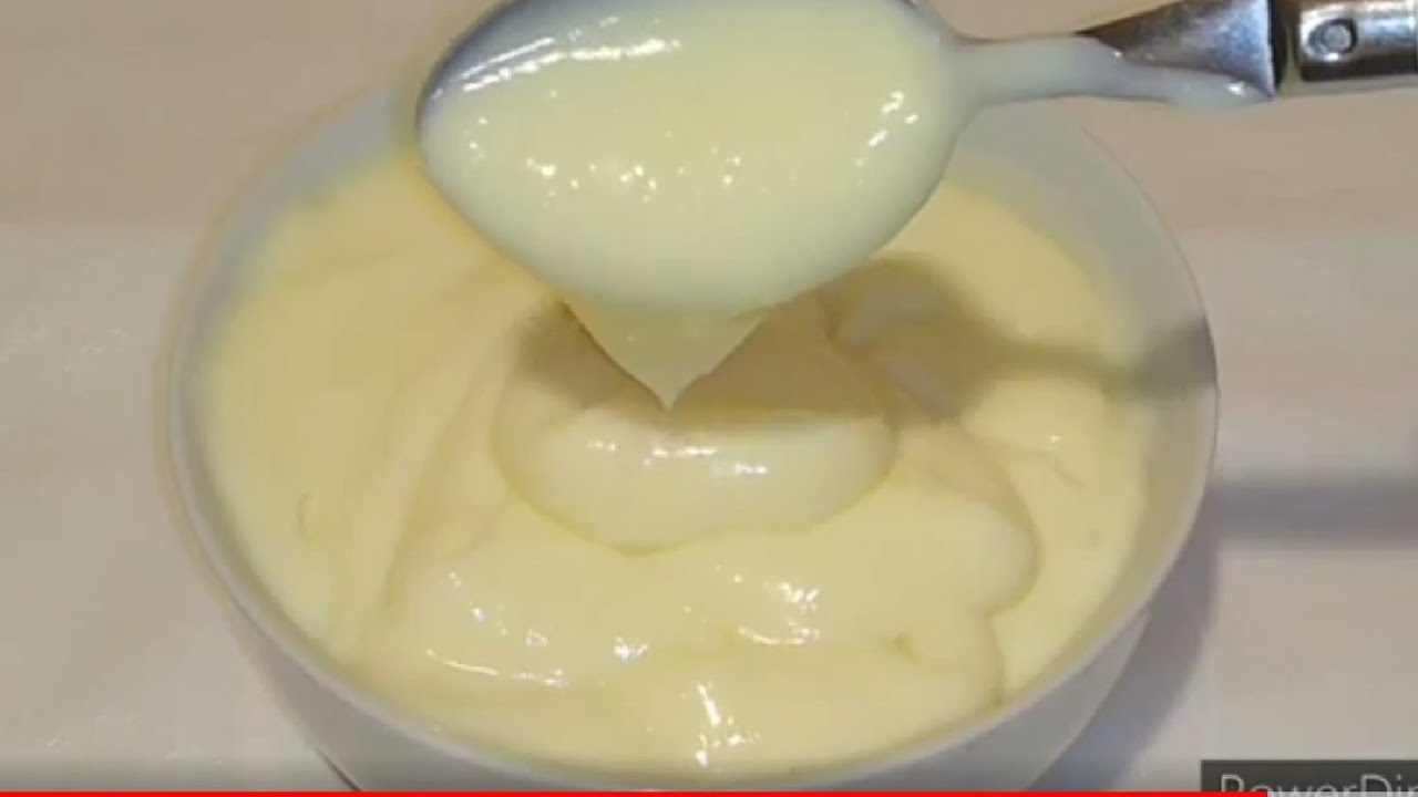 Crème pâtissière au Lait Concentré sucré Sans œufs