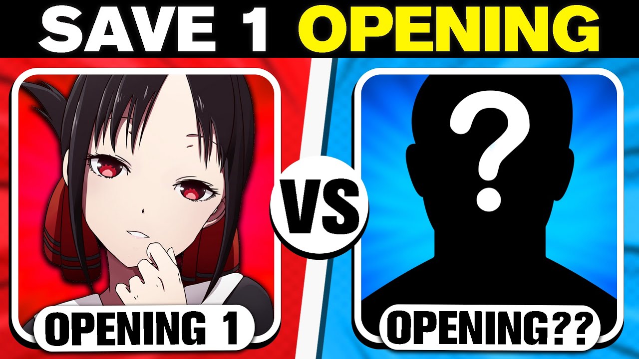 Save 1 ANIME OPENING! 🔥🎮🎶 Choose Without Knowing the Next One 😨
