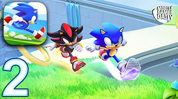 SONIC RUNNERS ADVENTURE Gameplay Walkthrough Part 2 - Level 6-10 Green Hill (iOS Android)