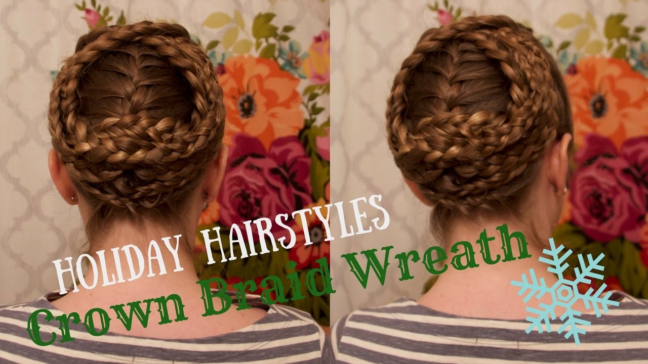 Holiday Hairstyling: Crown Braid Wreath!