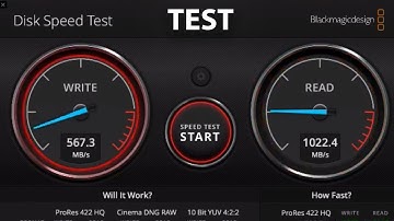 2019 iMac 1TB Fusion Drive Disk Speed Test With Blackmagic Application
