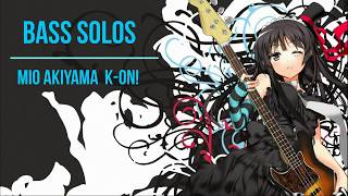 Video thumbnail of "Bass solo /Mio Akiyama ....K-On"