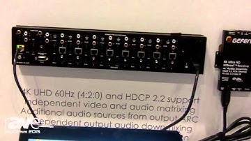 InfoComm 2015: Gefen Exhibits EXT-UHD-88 Matrix with WEB Interface