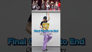 BTS - 2.0 (Final Chorus) Dance Tutorial Mirrored Slow 0.65x | 2.0 Dance Lesson #BTS #Shorts